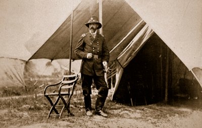 General George G. Meade in Camp by Mathew B. Brady